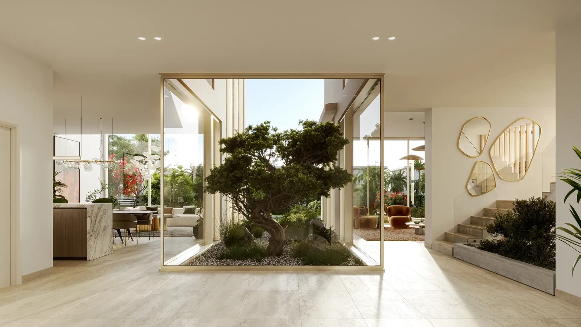 Manchester City Yas Residences villa foyer