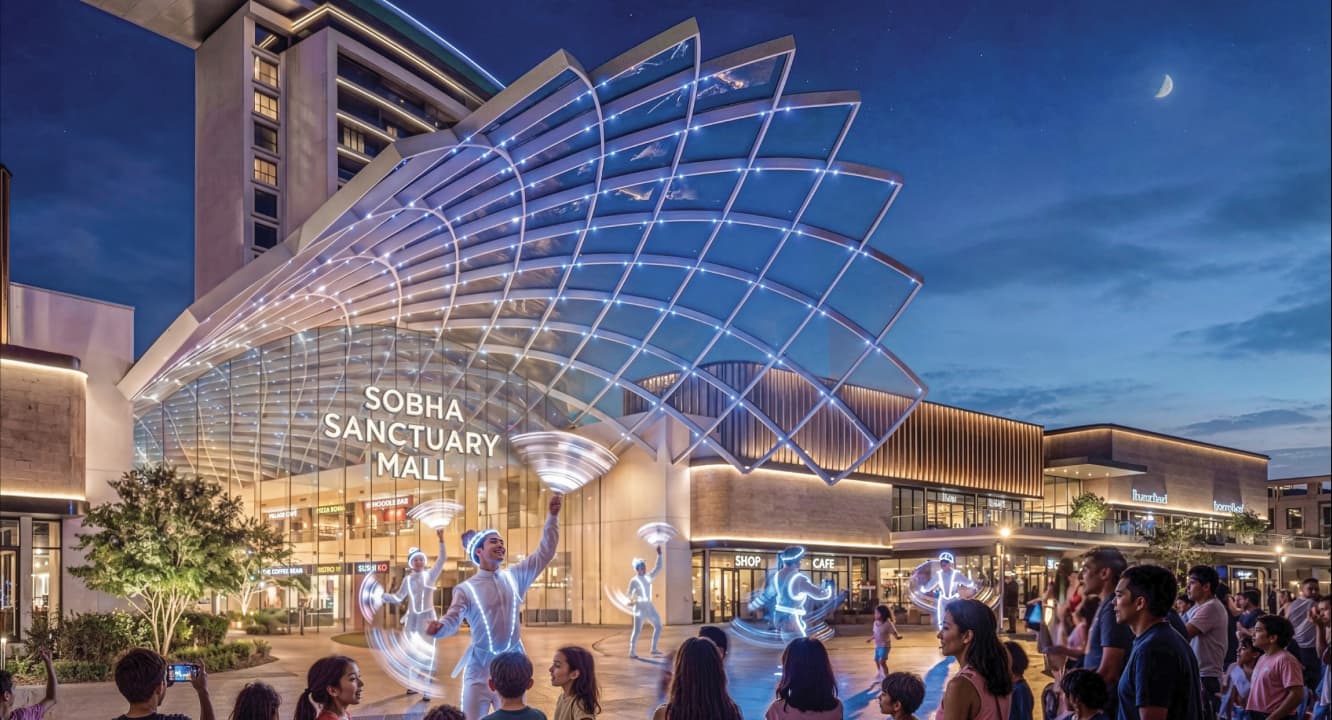 Sobha Sanctuary at Dubailand, Sobha Sanctuary Dubailand villas lush green surroundings exterior view