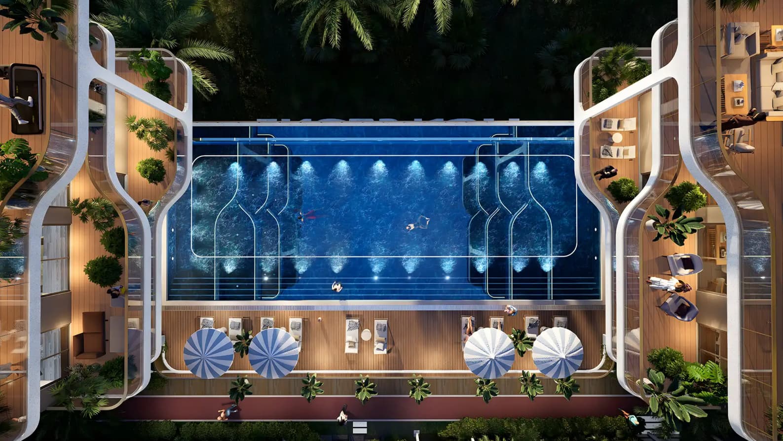 Listone Residence Dubai International City, Listone Residence Dubai International City swimming pool amenities