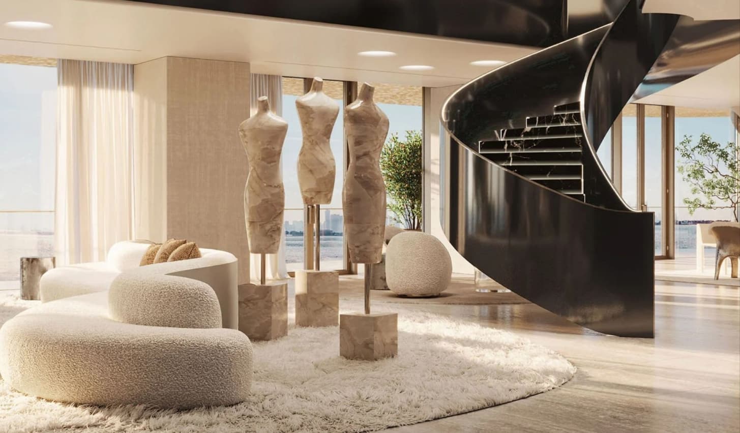 Binghatti Skyflame, Binghatti Skyflame modern apartment interior Dubai