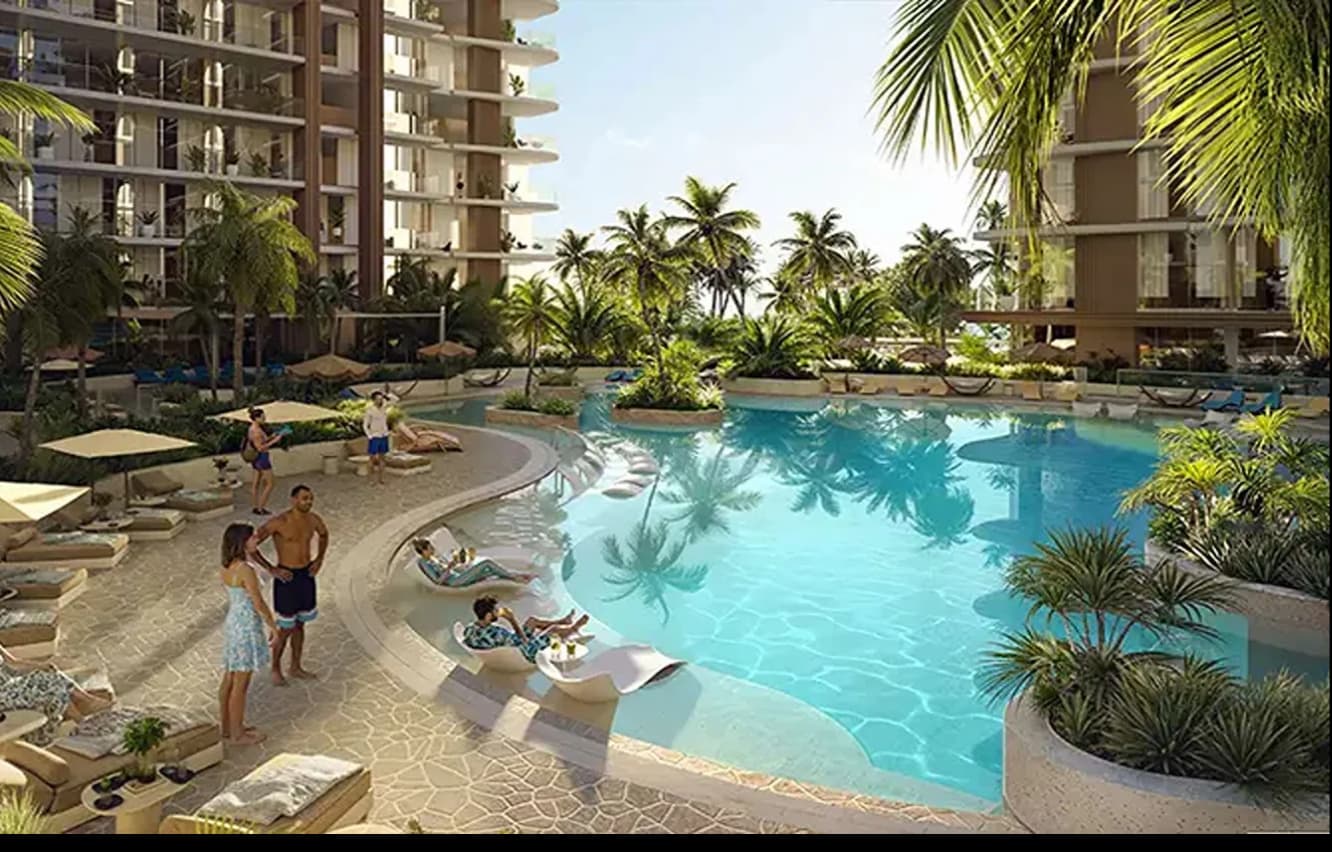 Azizi Jaddaf Beach Oasis, Azizi Jaddaf Beach Oasis Lagoon Pool