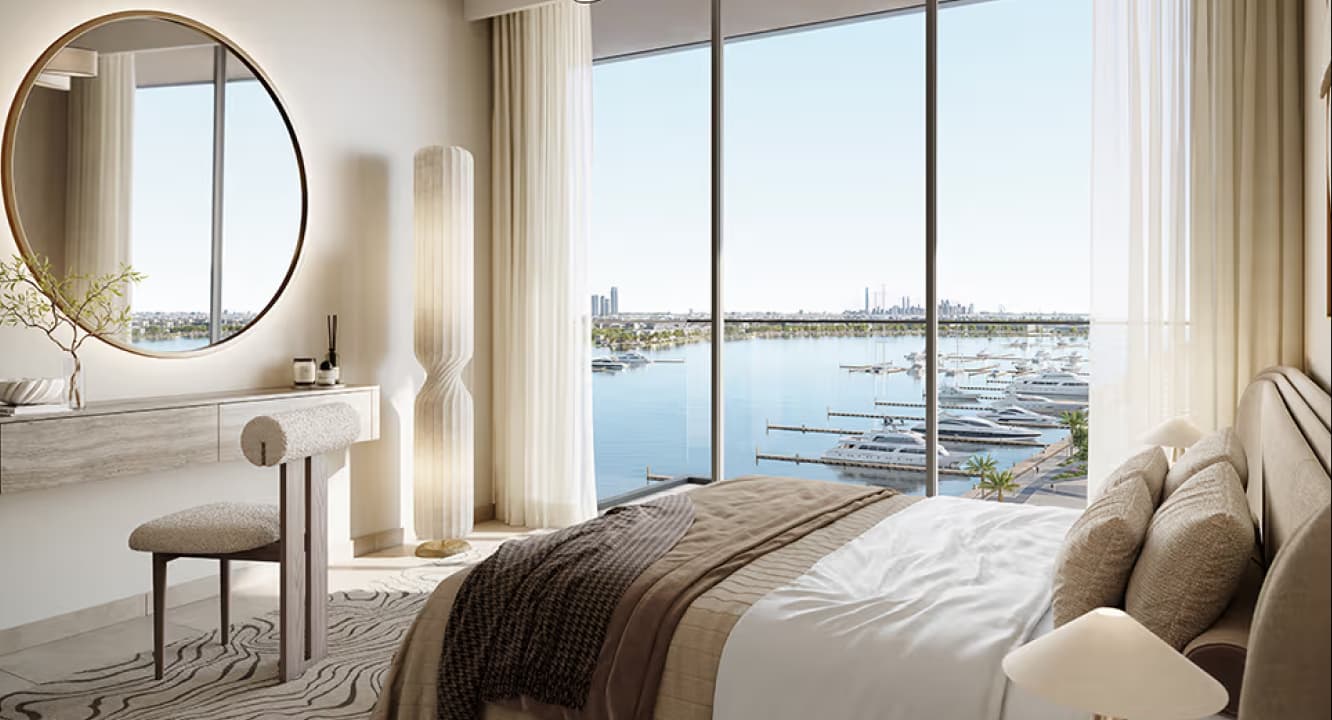 Aurea at Rashid Yachts and Marina, Aurea at Rashid Yachts Bedroom Interior Design