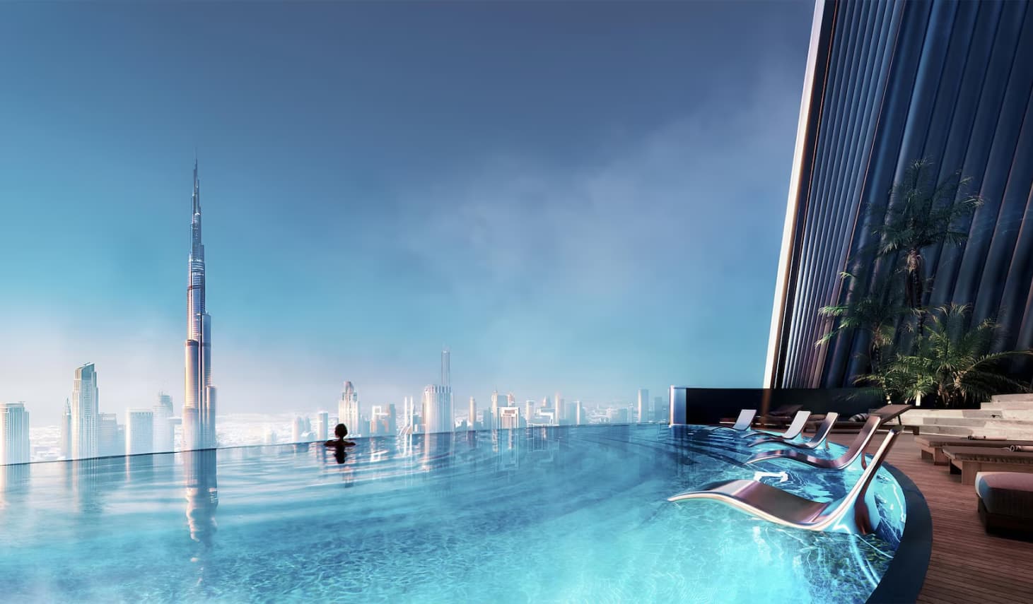 mercedes benz places binghatti city, Mercedes Benz Places pool