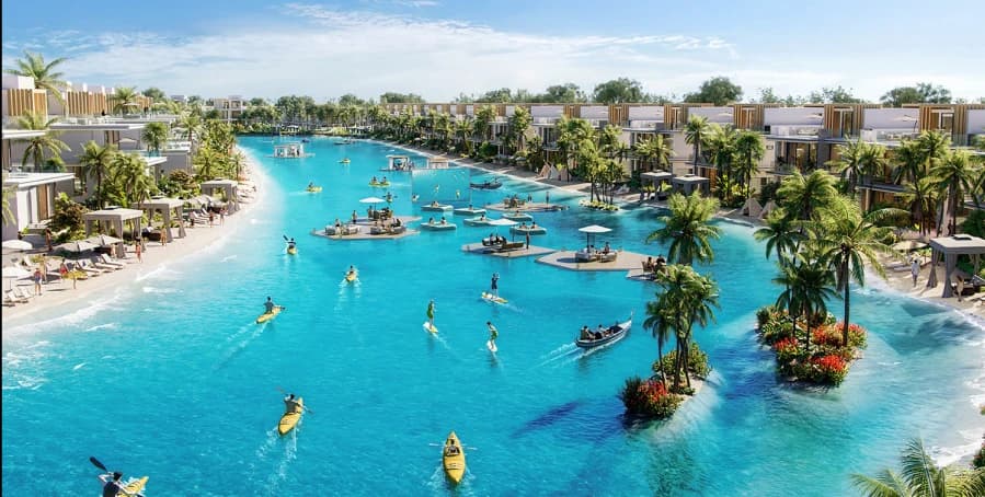 Damac Islands Phase 2 in Dubailand, Damac Islands 2 outdoor pool