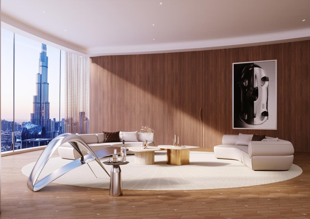 Luxury villa interior