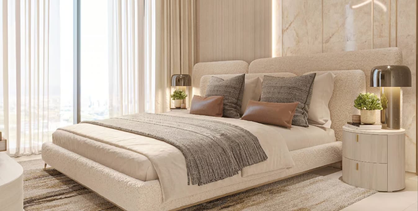 Floarea Skies, Floarea Skies at JVC Dubai bedroom