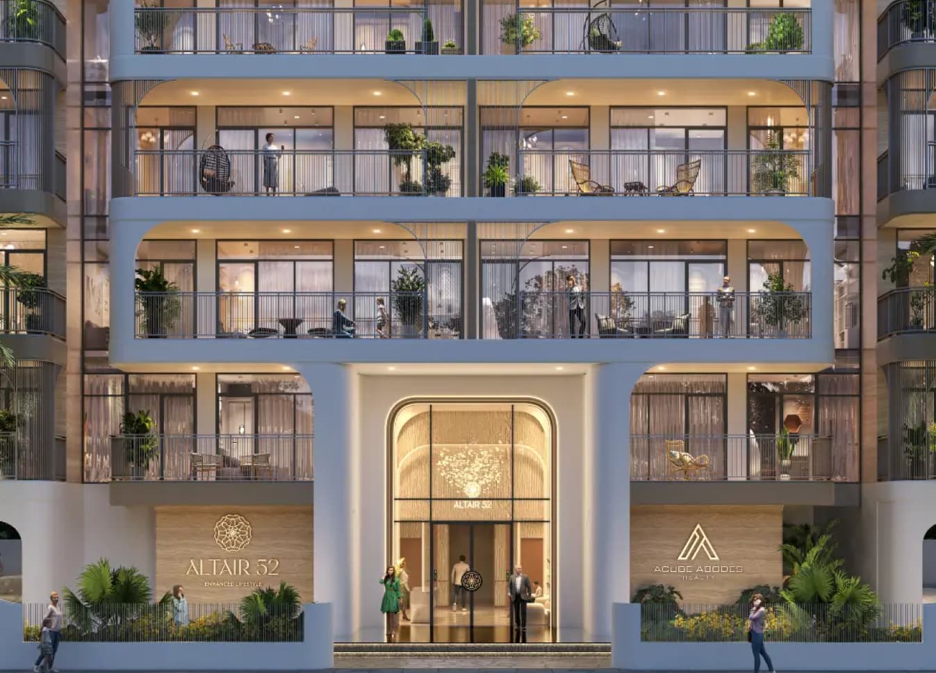 Altair 52 at Dubai South, Altair 52 Dubai South luxury apartment exterior