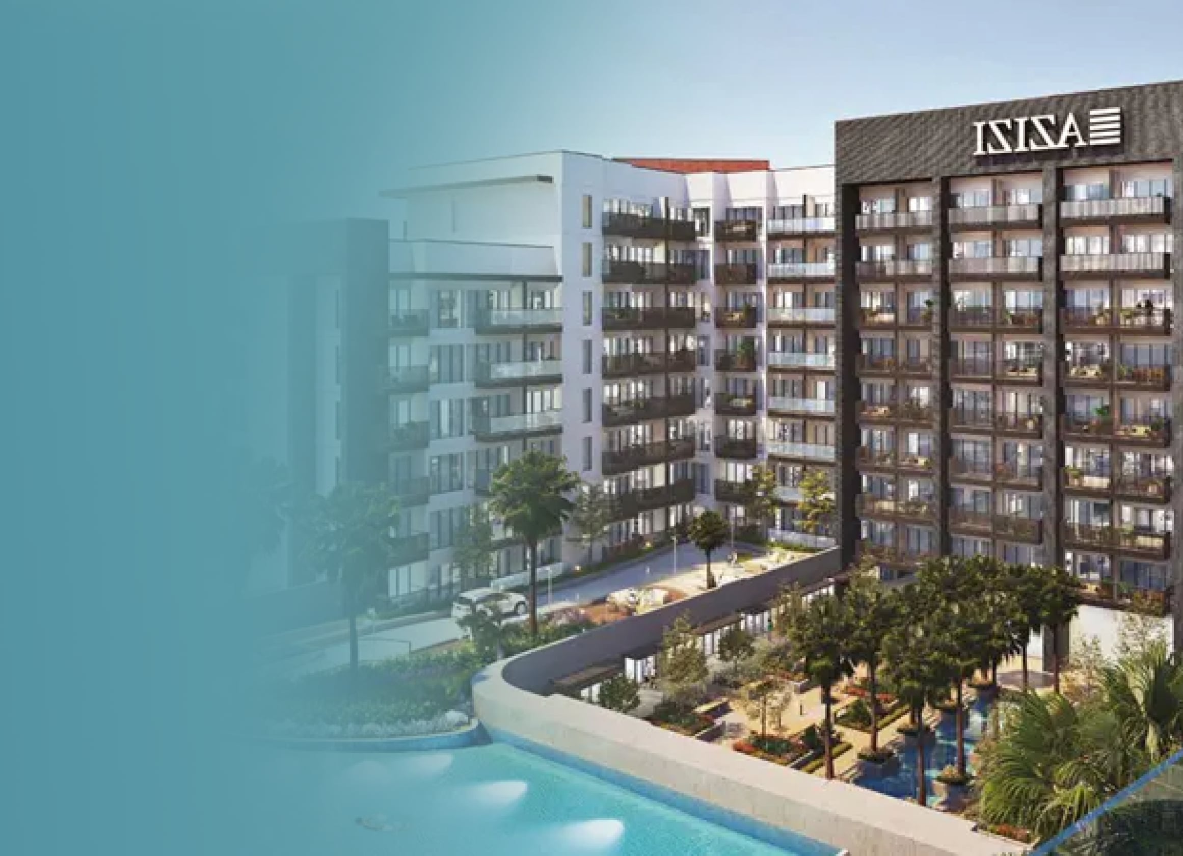 Azizi Jaddaf Beach Oasis Mobile Banner