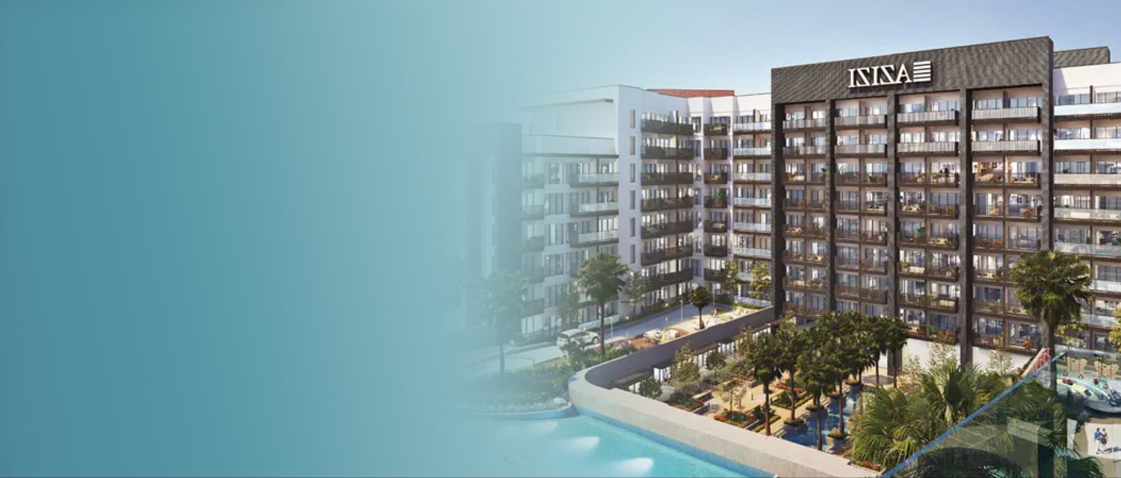 Azizi Jaddaf Beach Oasis Banner