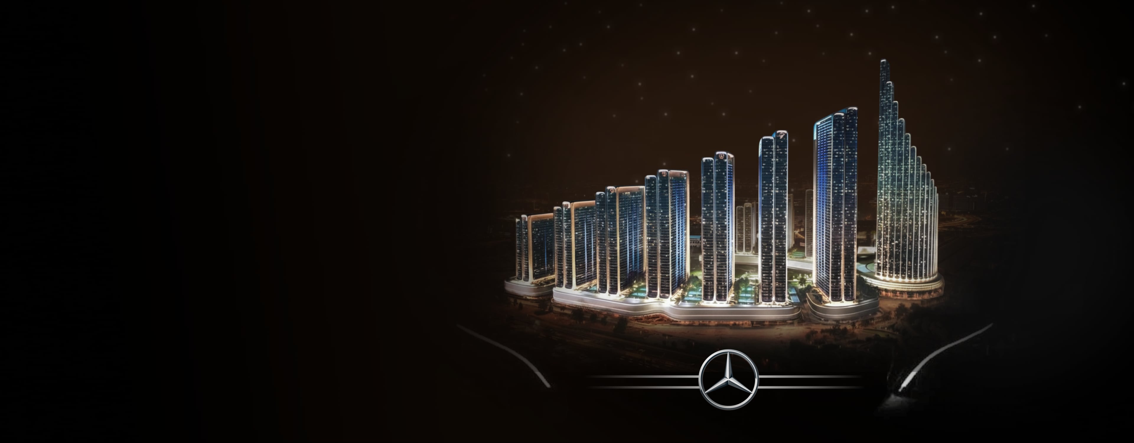 Mercedes Benz Places Binghatti City Banner