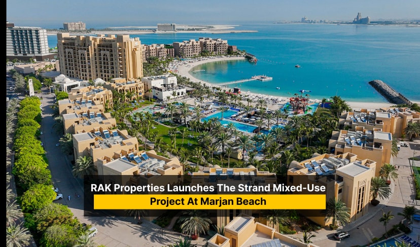 The Strand mixed-use development at Marjan Beach by RAK Properties