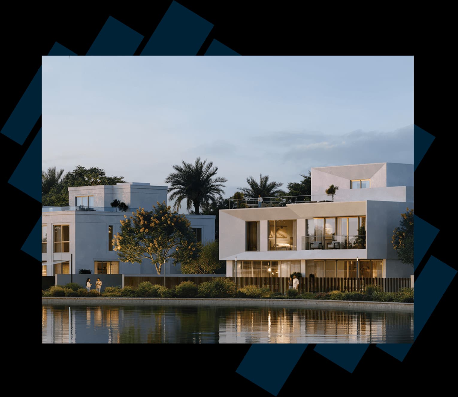 Waterfront villa