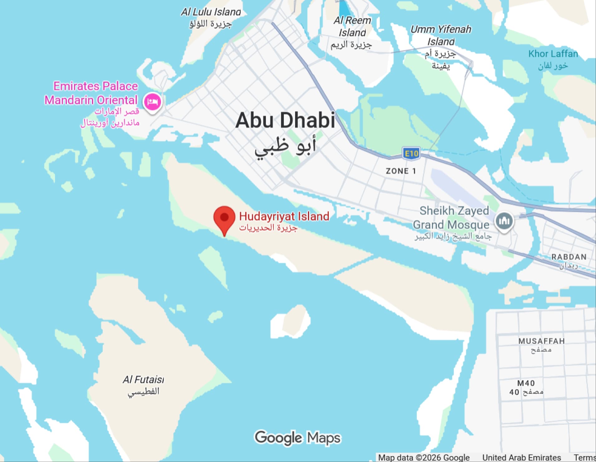 Hudayriyat Island