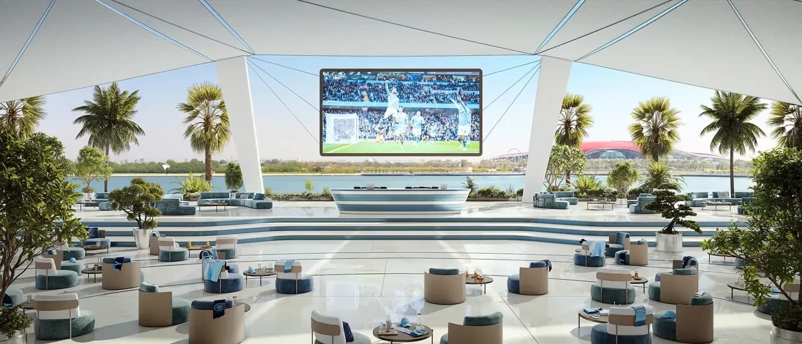 Match Day Terrace at Manchester City Yas Residences