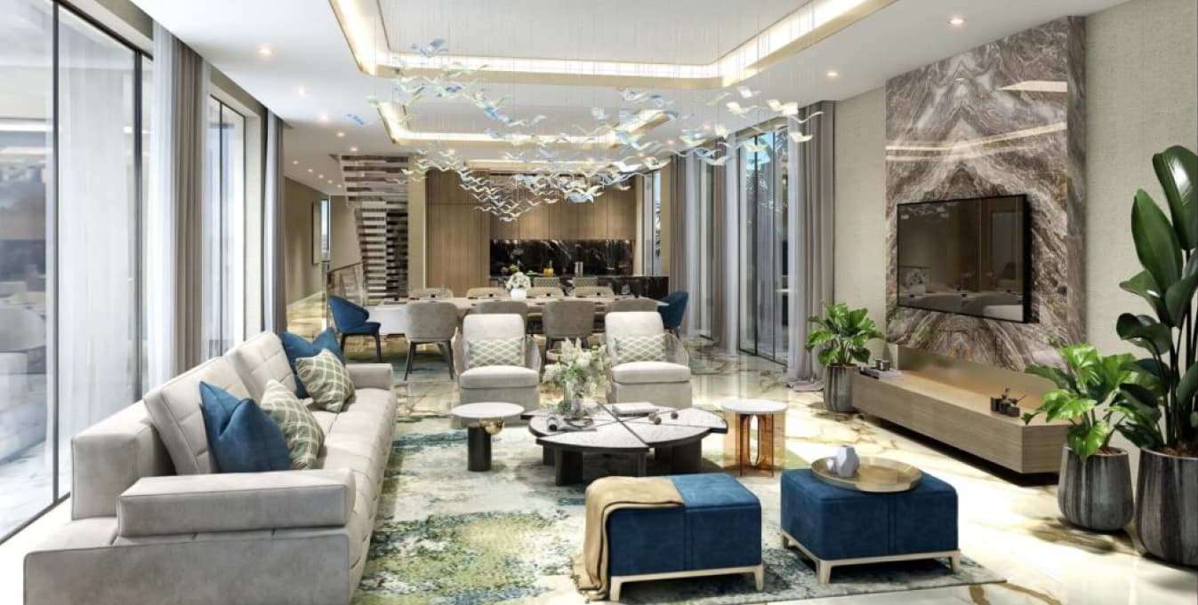 Damac Islands Phase 2 in Dubailand, Damac Islands 2 outdoor pool