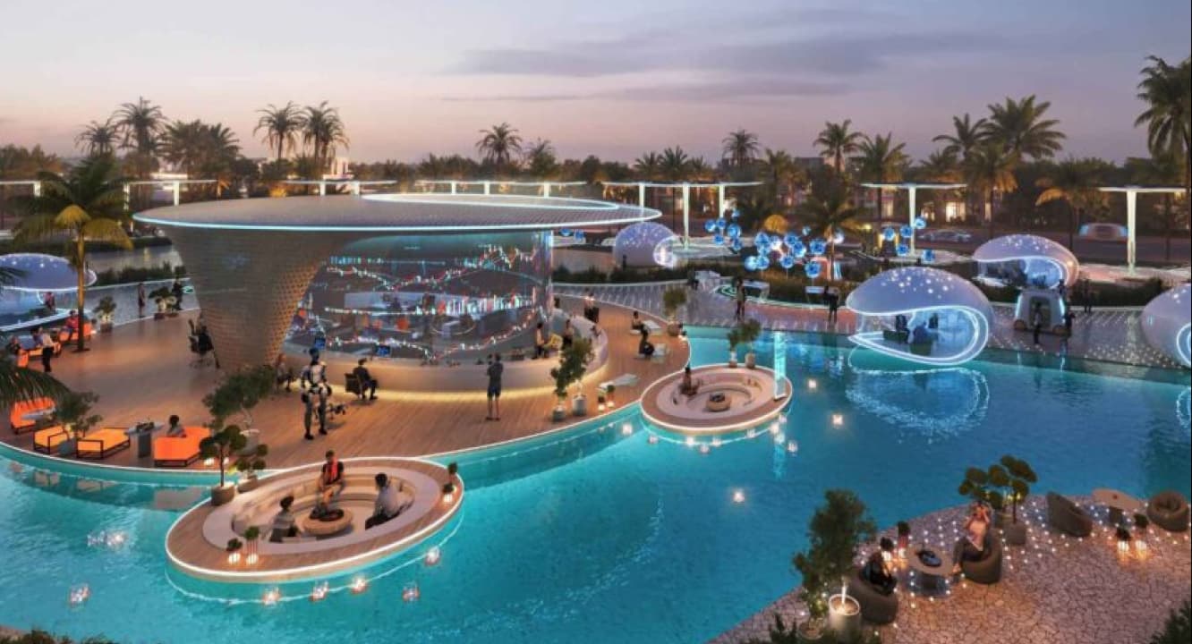 Damac Islands Phase 2 in Dubailand, Damac Islands 2 pool