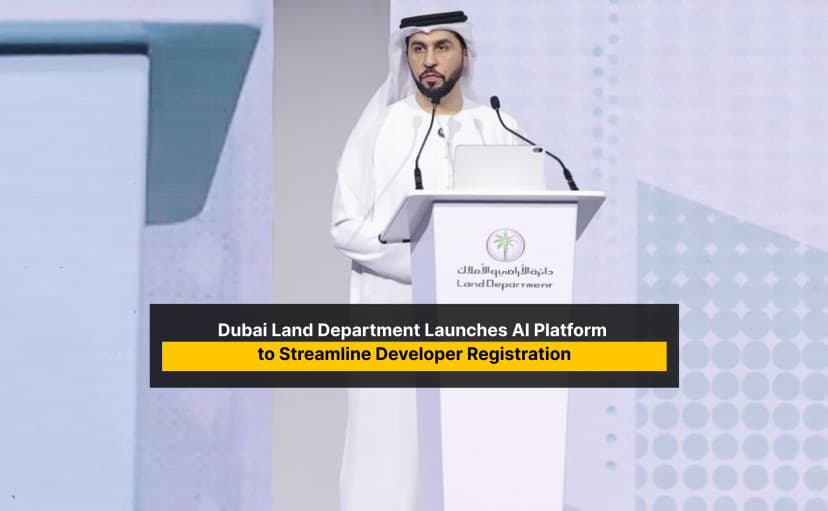 Dubai Land Department building, where the AI Initial Registration platform launched in September 2026