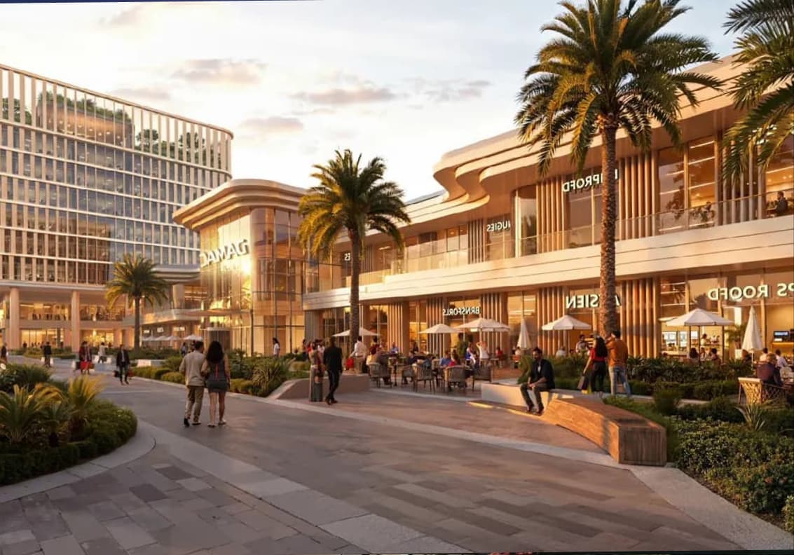 DAMAC Lagoons District Valencia, damac valencia exterior view